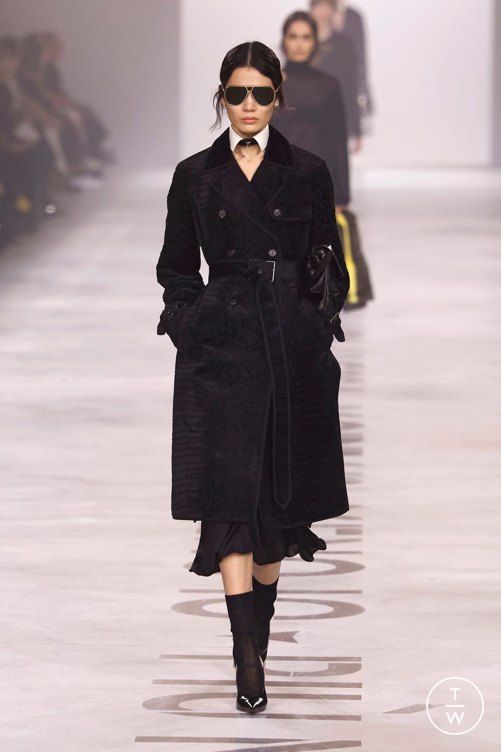 Fashion Week Milan Fall/Winter 2026 look 13 from the Fendi collection womenswear