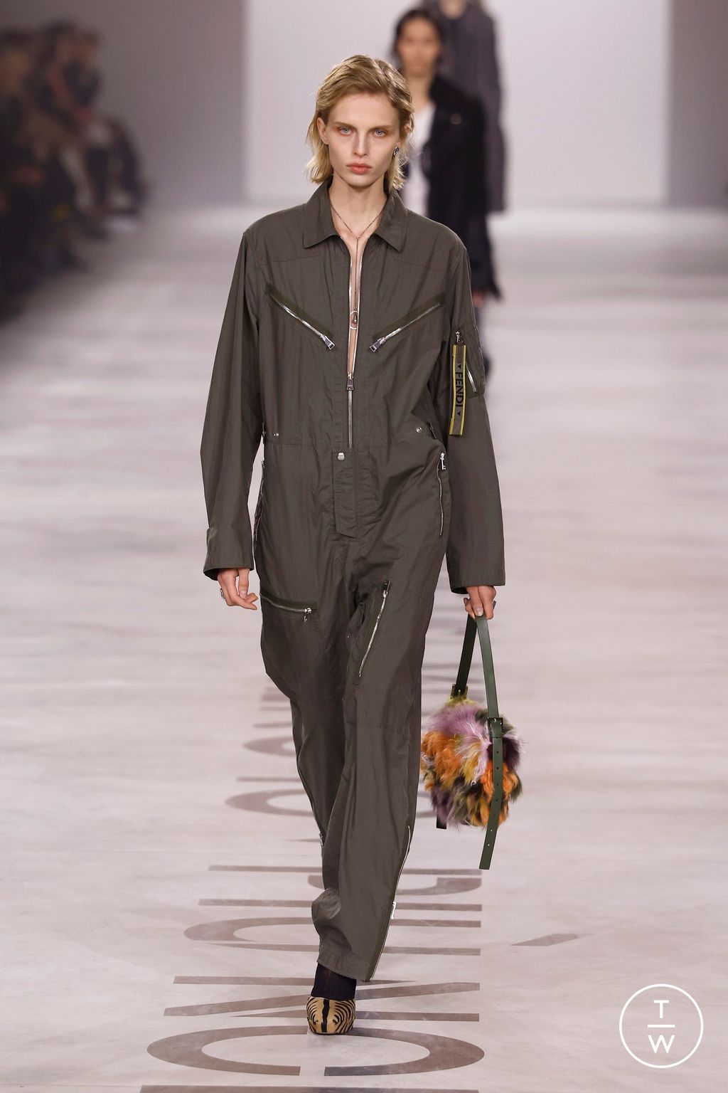Fashion Week Milan Fall/Winter 2026 look 45 de la collection Fendi womenswear