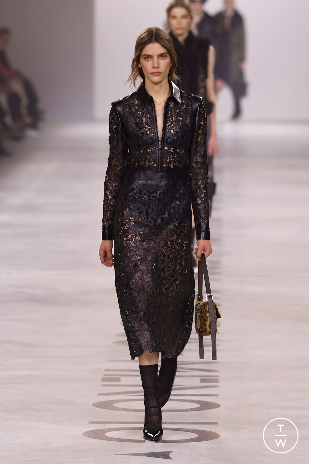 Fashion Week Milan Fall/Winter 2026 look 56 from the Fendi collection womenswear