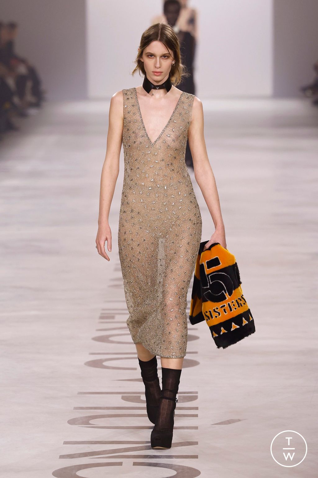 Fashion Week Milan Fall/Winter 2026 look 64 from the Fendi collection womenswear