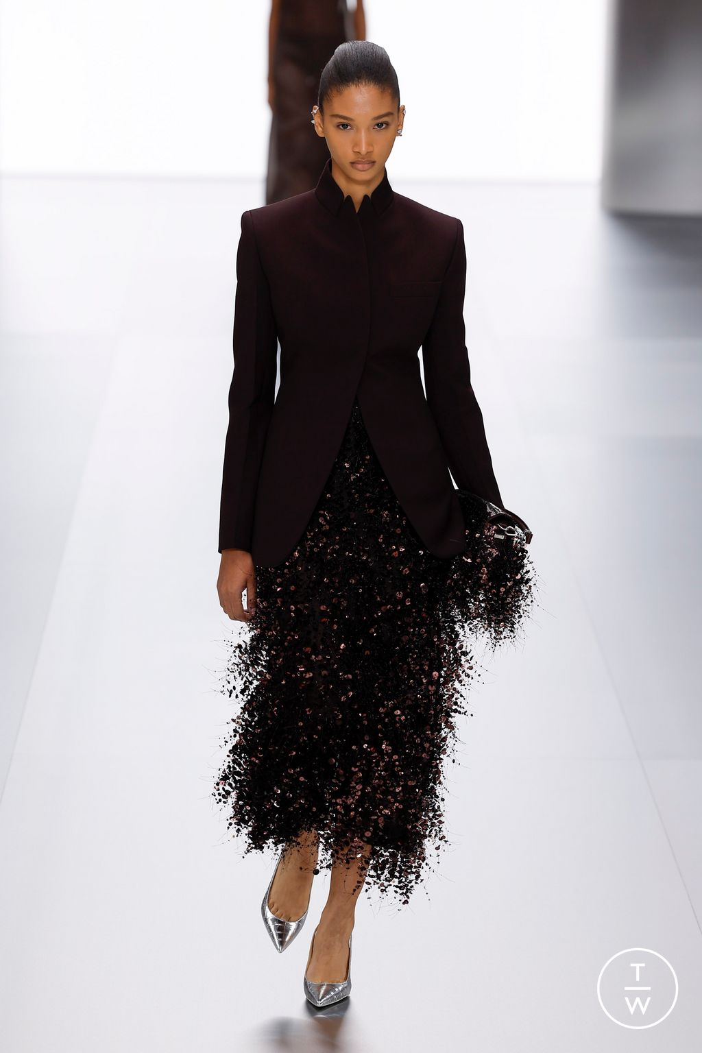 Fashion Week Paris Spring/Summer 2024 look 3 from the Fendi collection couture