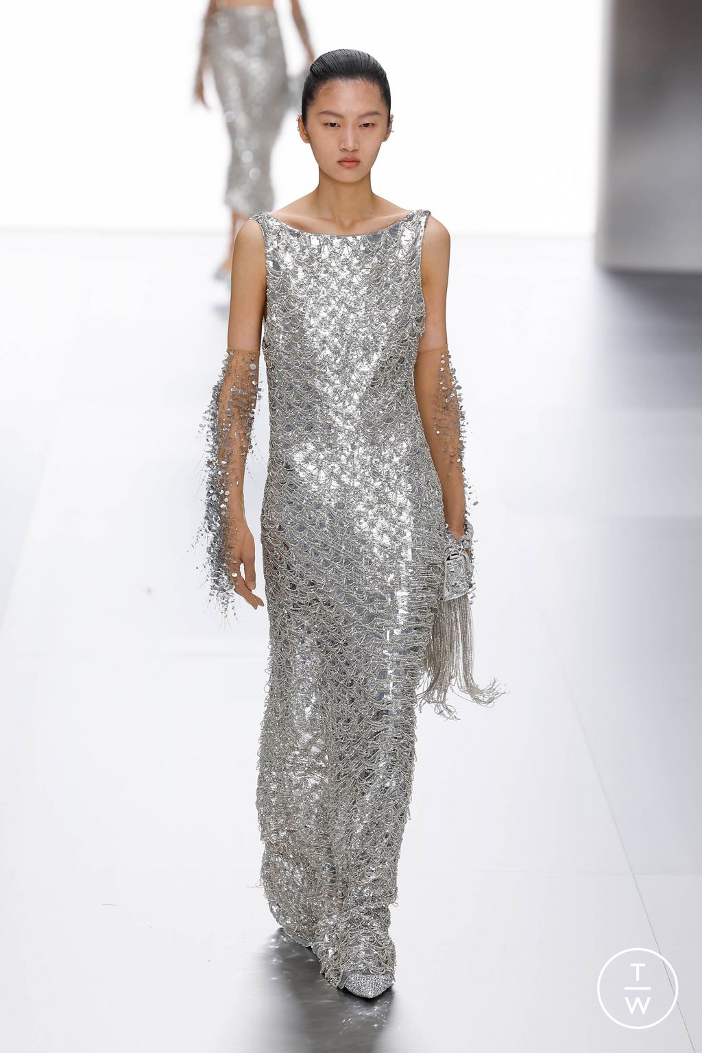 Fashion Week Paris Spring/Summer 2024 look 36 from the Fendi collection couture