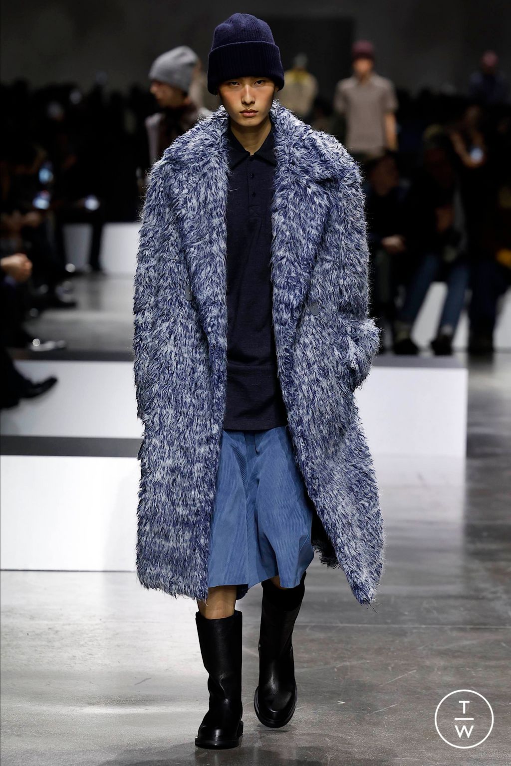 Fashion Week Milan Fall/Winter 2024 look 12 de la collection Fendi menswear