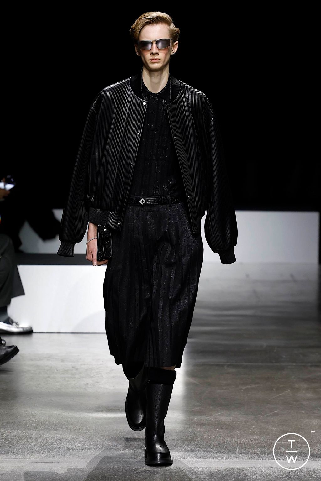 Fashion Week Milan Fall/Winter 2024 look 57 from the Fendi collection menswear