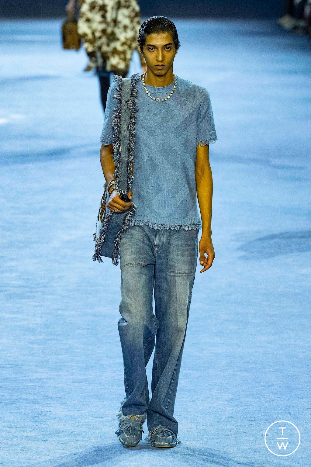 Fashion Week Milan Spring/Summer 2023 look 3 from the Fendi collection menswear