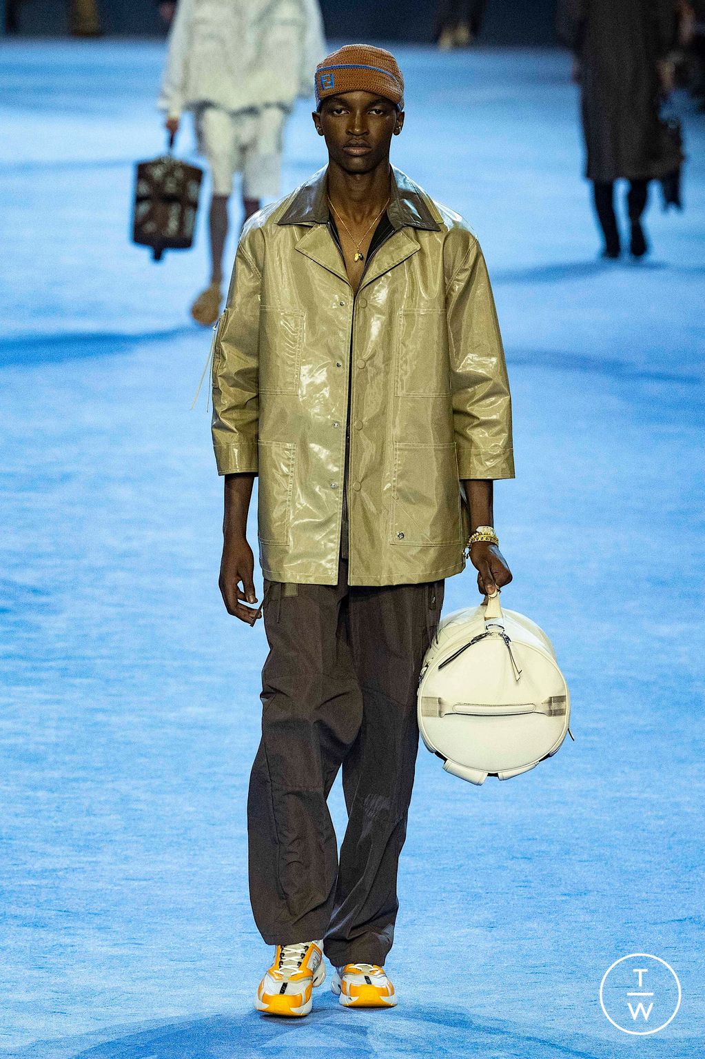 Fashion Week Milan Spring/Summer 2023 look 16 from the Fendi collection menswear