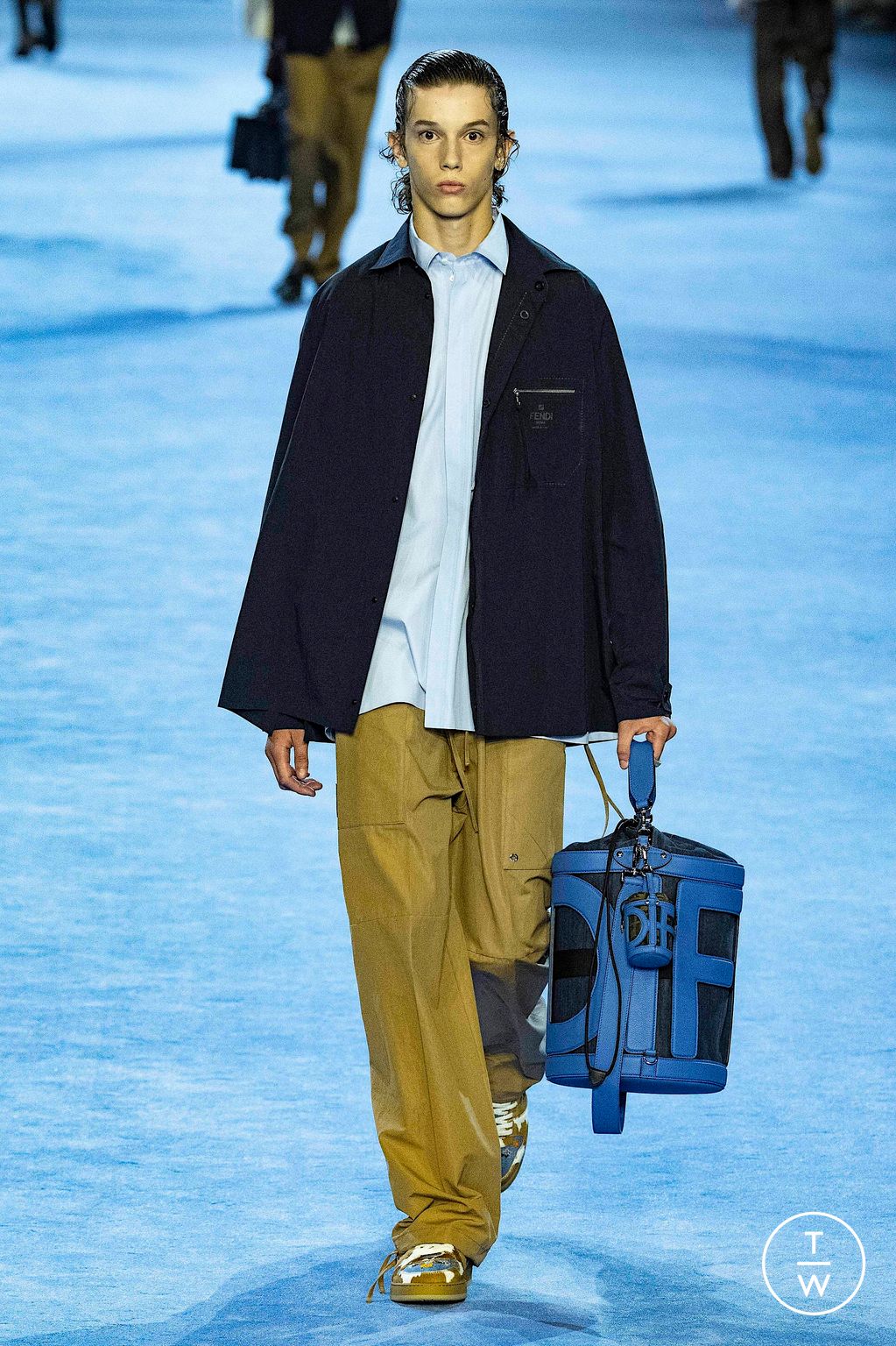 Fashion Week Milan Spring/Summer 2023 look 18 from the Fendi collection 男装