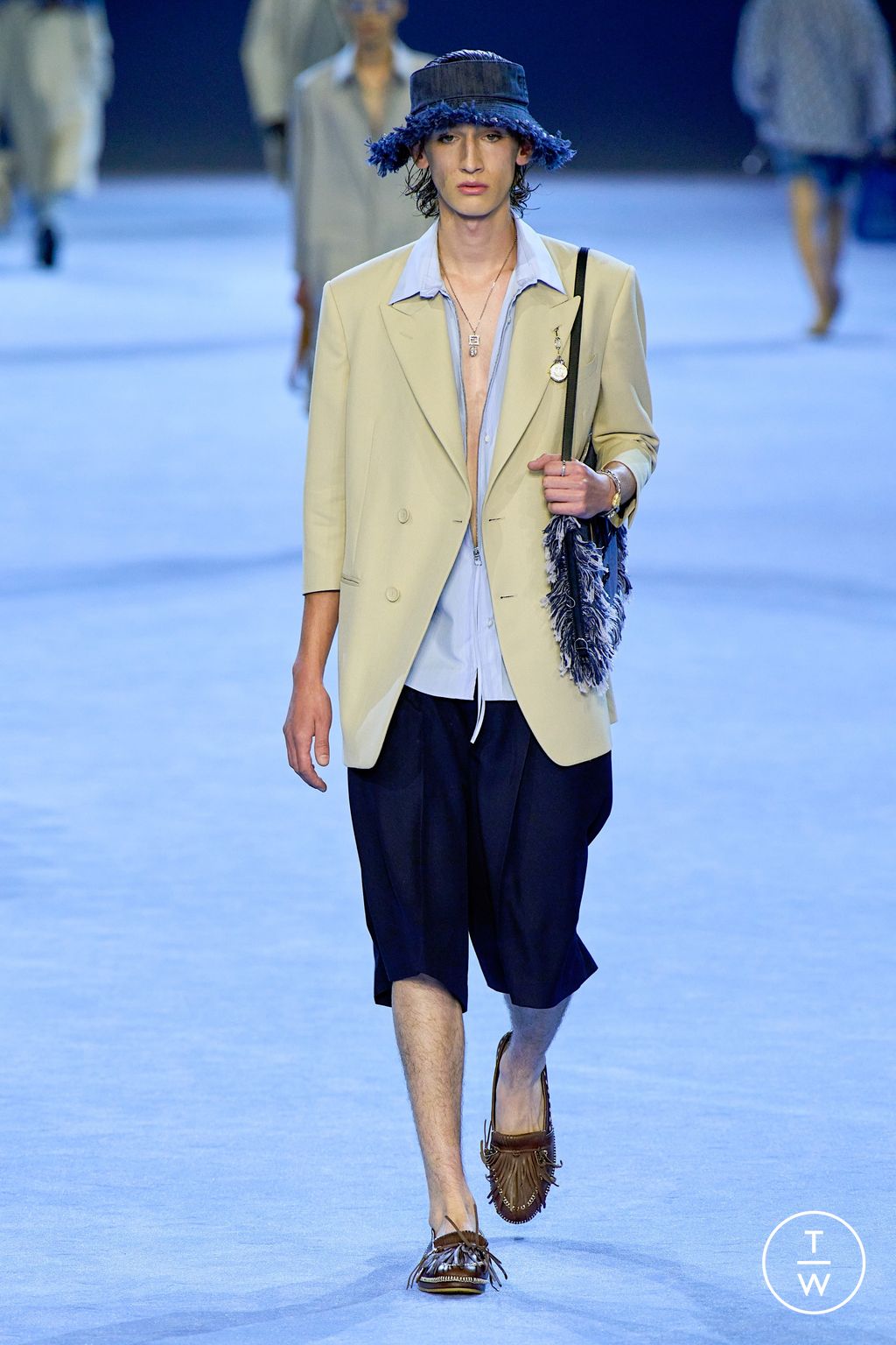 Fashion Week Milan Spring/Summer 2023 look 26 from the Fendi collection menswear