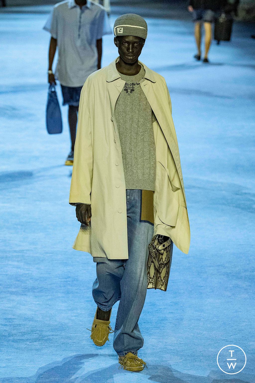 Fashion Week Milan Spring/Summer 2023 look 28 from the Fendi collection menswear