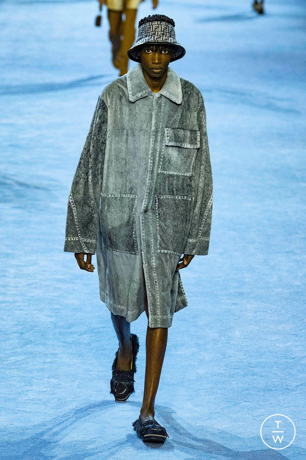Fashion Week Milan Spring/Summer 2023 look 34 from the Fendi collection menswear