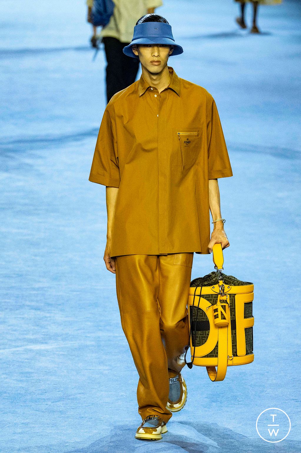 Fashion Week Milan Spring/Summer 2023 look 44 from the Fendi collection menswear