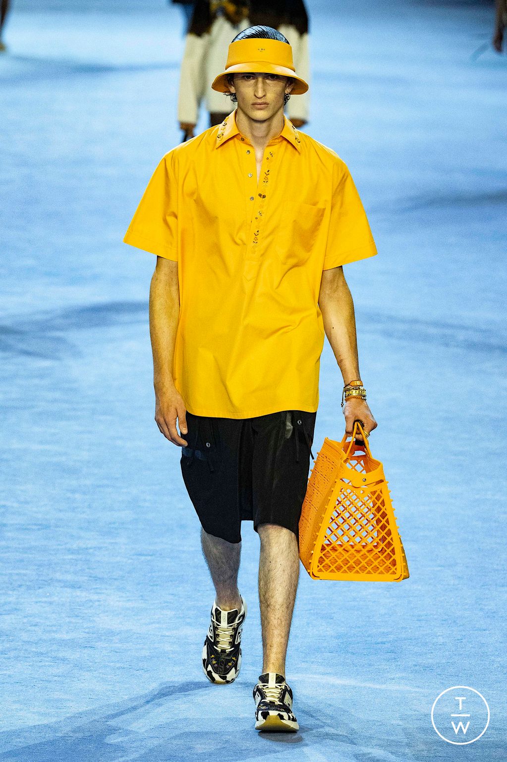 Fashion Week Milan Spring/Summer 2023 look 46 from the Fendi collection menswear