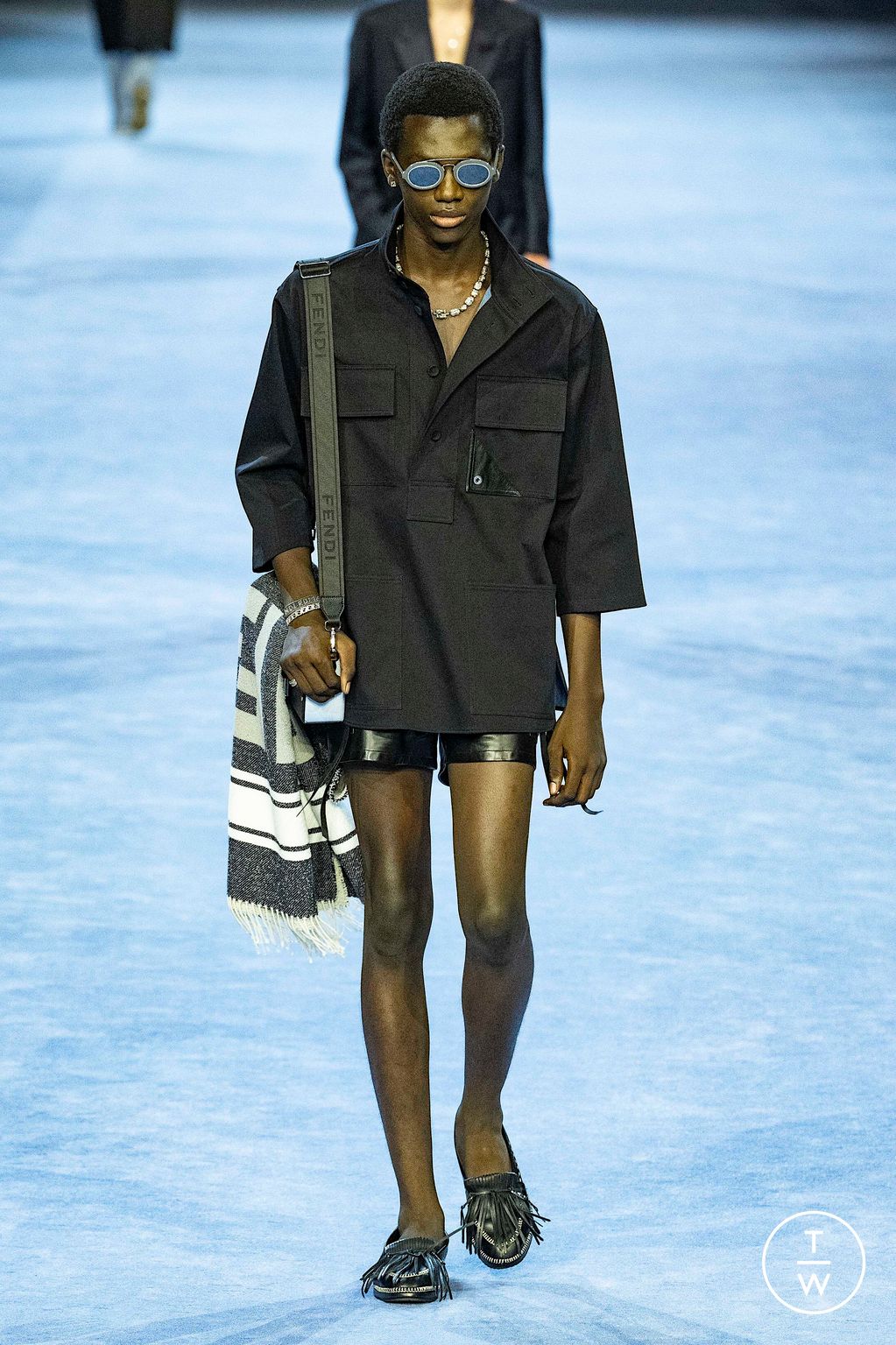 Fashion Week Milan Spring/Summer 2023 look 51 from the Fendi collection 男装
