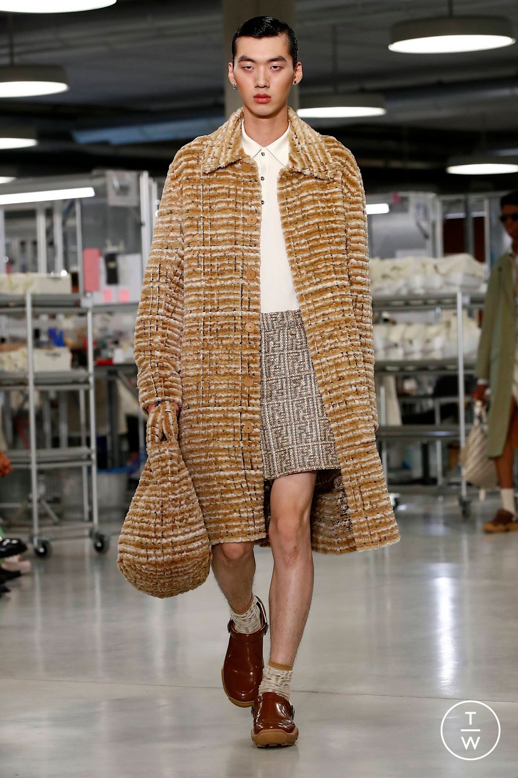 Fashion Week Florence - Pitti Spring/Summer 2024 look 10 from the Fendi collection menswear