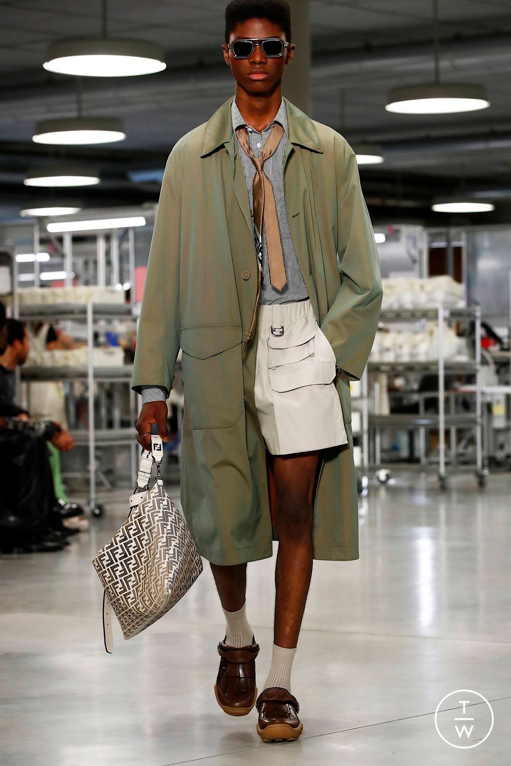 Fashion Week Florence - Pitti Spring/Summer 2024 look 11 from the Fendi collection menswear