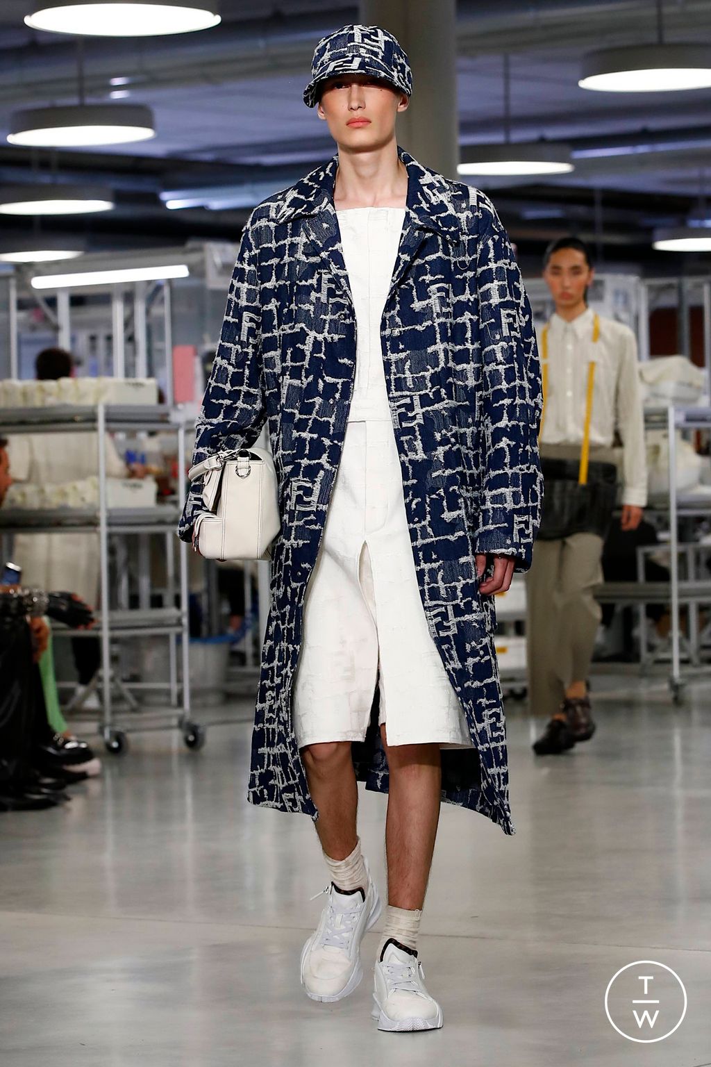 Fashion Week Florence - Pitti Spring/Summer 2024 look 32 from the Fendi collection menswear