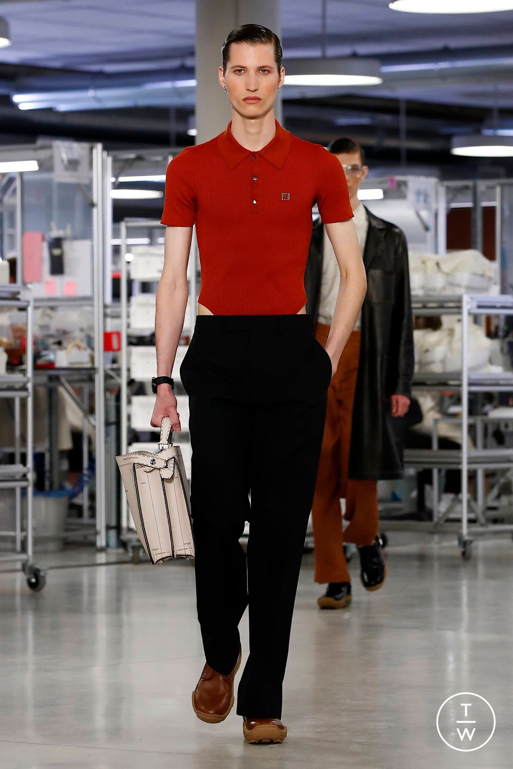 Fashion Week Florence - Pitti Spring/Summer 2024 look 34 from the Fendi collection menswear