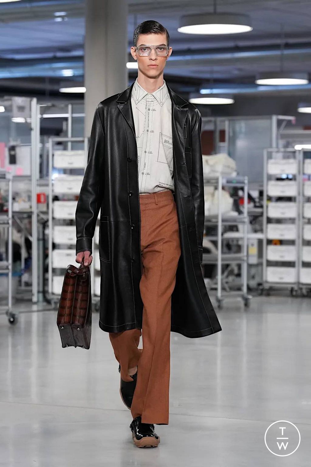 Fashion Week Florence - Pitti Spring/Summer 2024 look 35 from the Fendi collection 男装