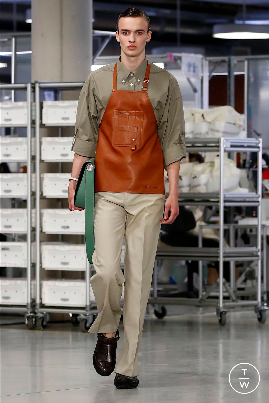 Fashion Week Florence - Pitti Spring/Summer 2024 look 36 from the Fendi collection menswear