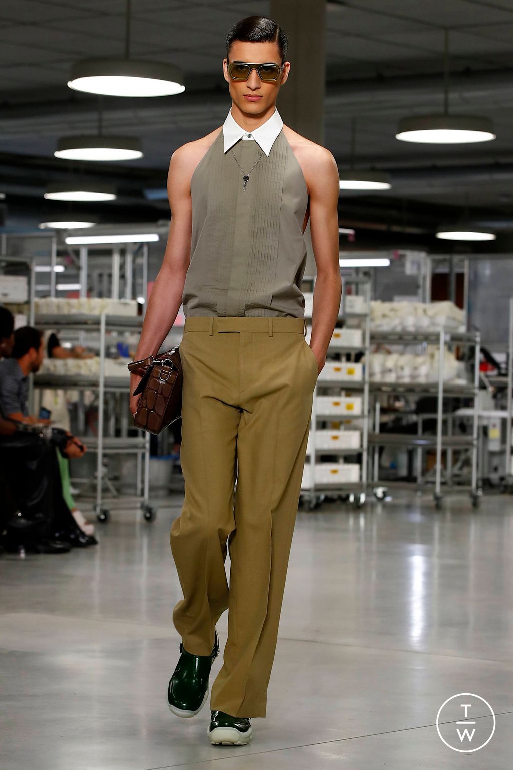 Fashion Week Florence - Pitti Spring/Summer 2024 look 42 from the Fendi collection menswear