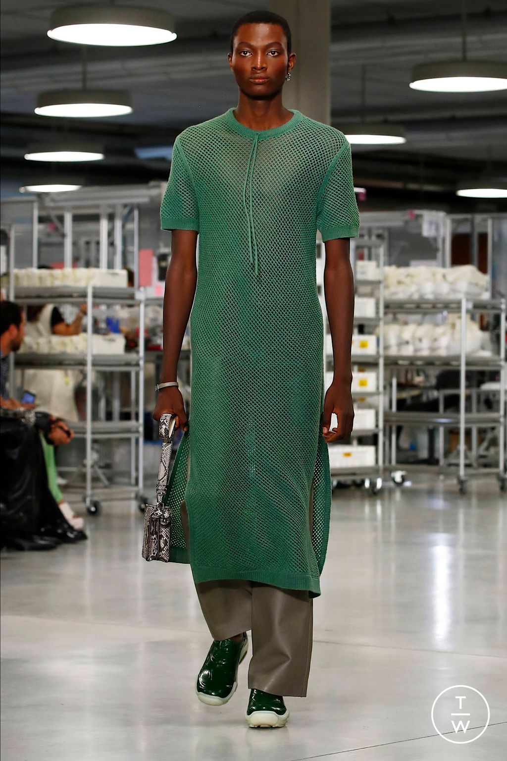 Fashion Week Florence - Pitti Spring/Summer 2024 look 44 from the Fendi collection 男装