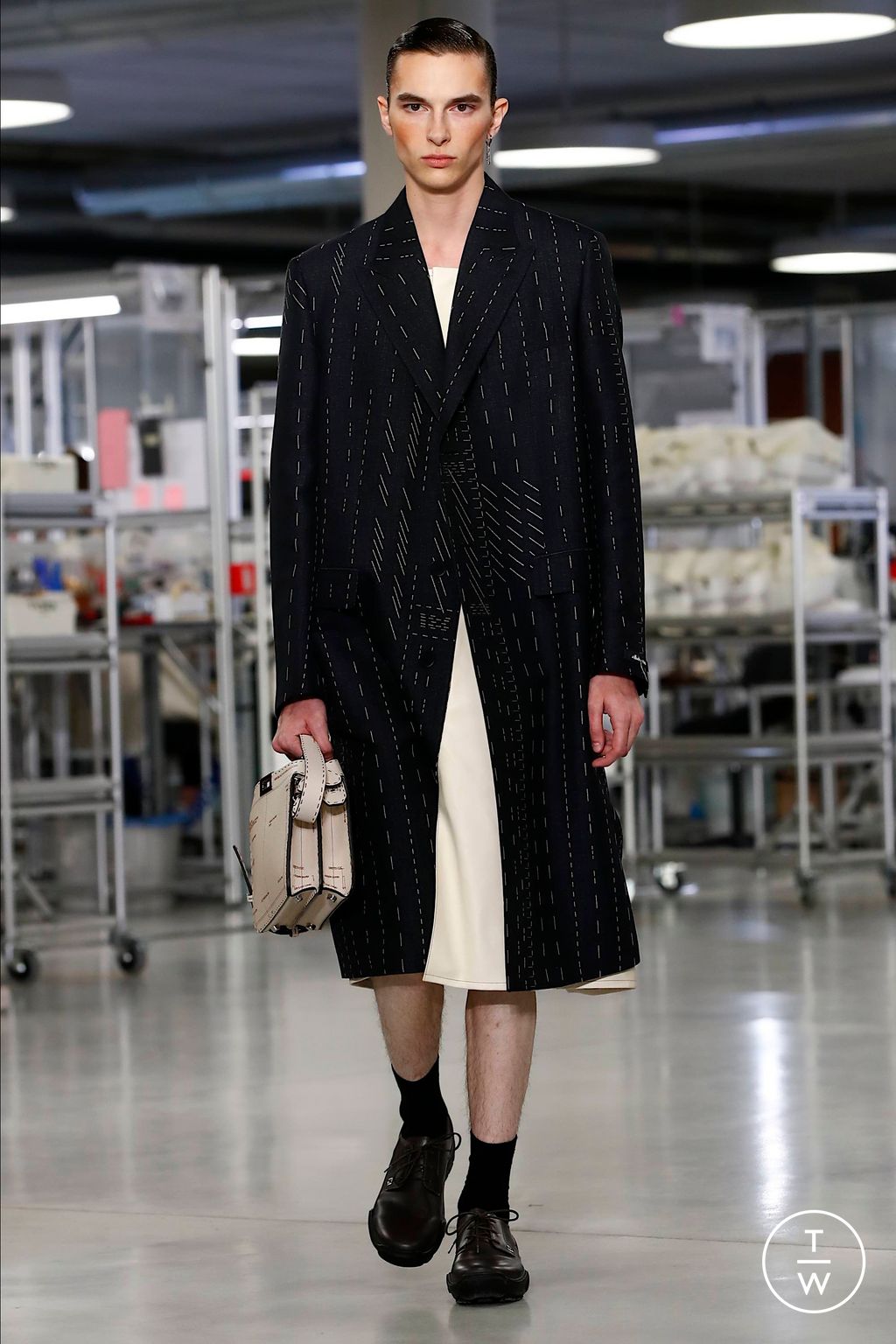 Fashion Week Florence - Pitti Spring/Summer 2024 look 55 from the Fendi collection 男装