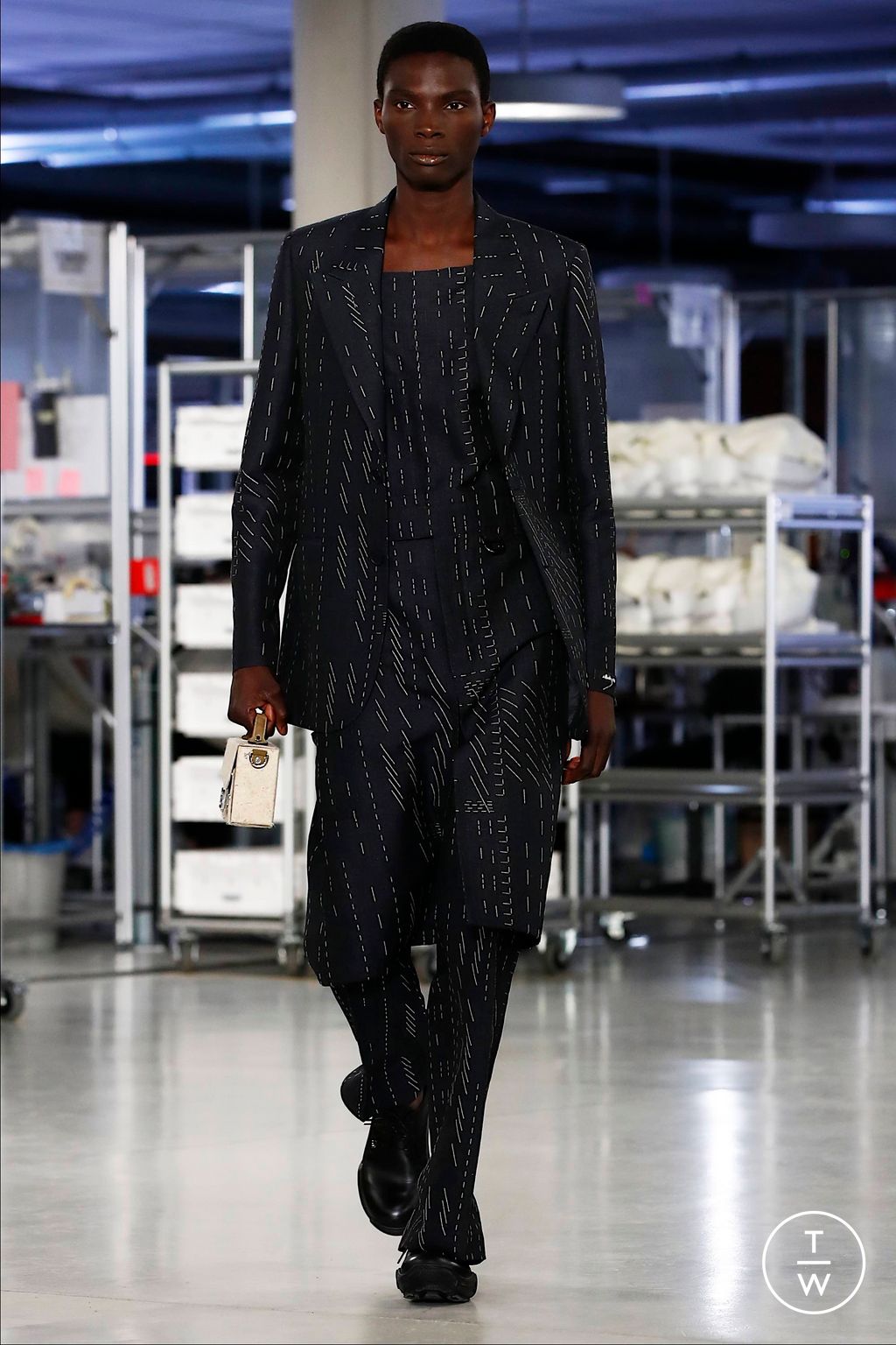 Fashion Week Florence - Pitti Spring/Summer 2024 look 57 from the Fendi collection 男装