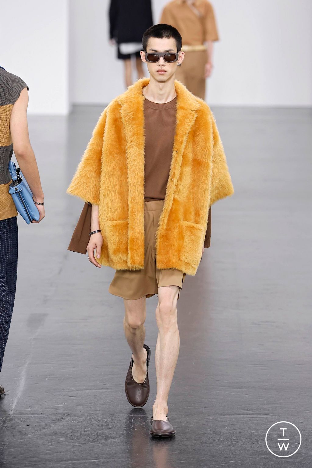 Fashion Week Milan Spring-Summer 2025 look 34 from the Fendi collection 男装