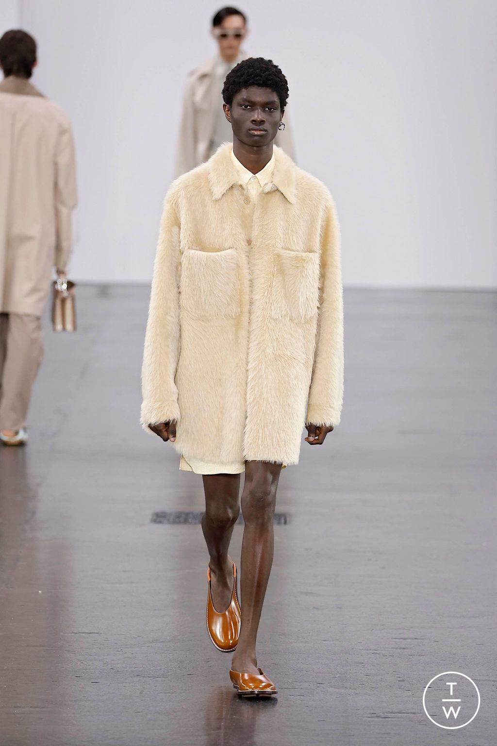 Fashion Week Milan Spring-Summer 2025 look 51 from the Fendi collection 男装