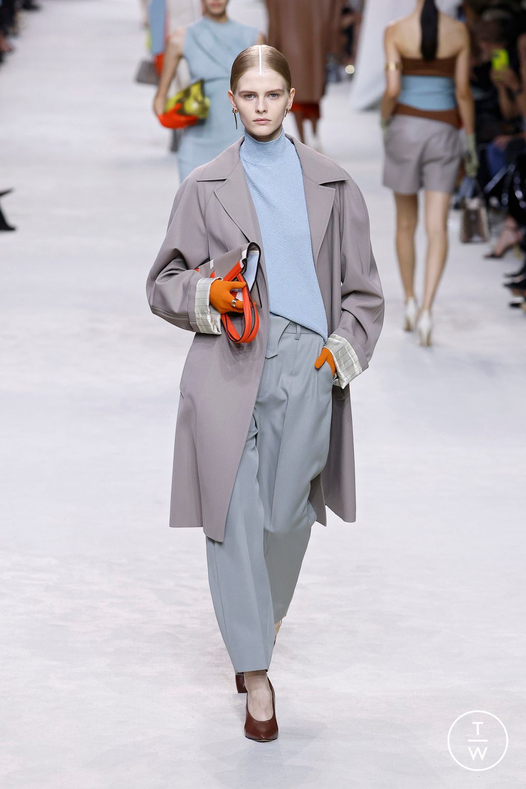 Fashion Week Milan Spring/Summer 2024 look 6 from the Fendi collection womenswear