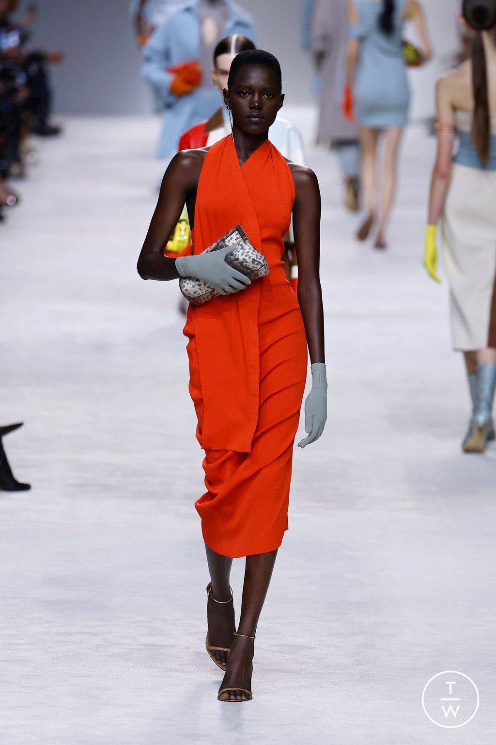 Fashion Week Milan Spring/Summer 2024 look 11 from the Fendi collection womenswear