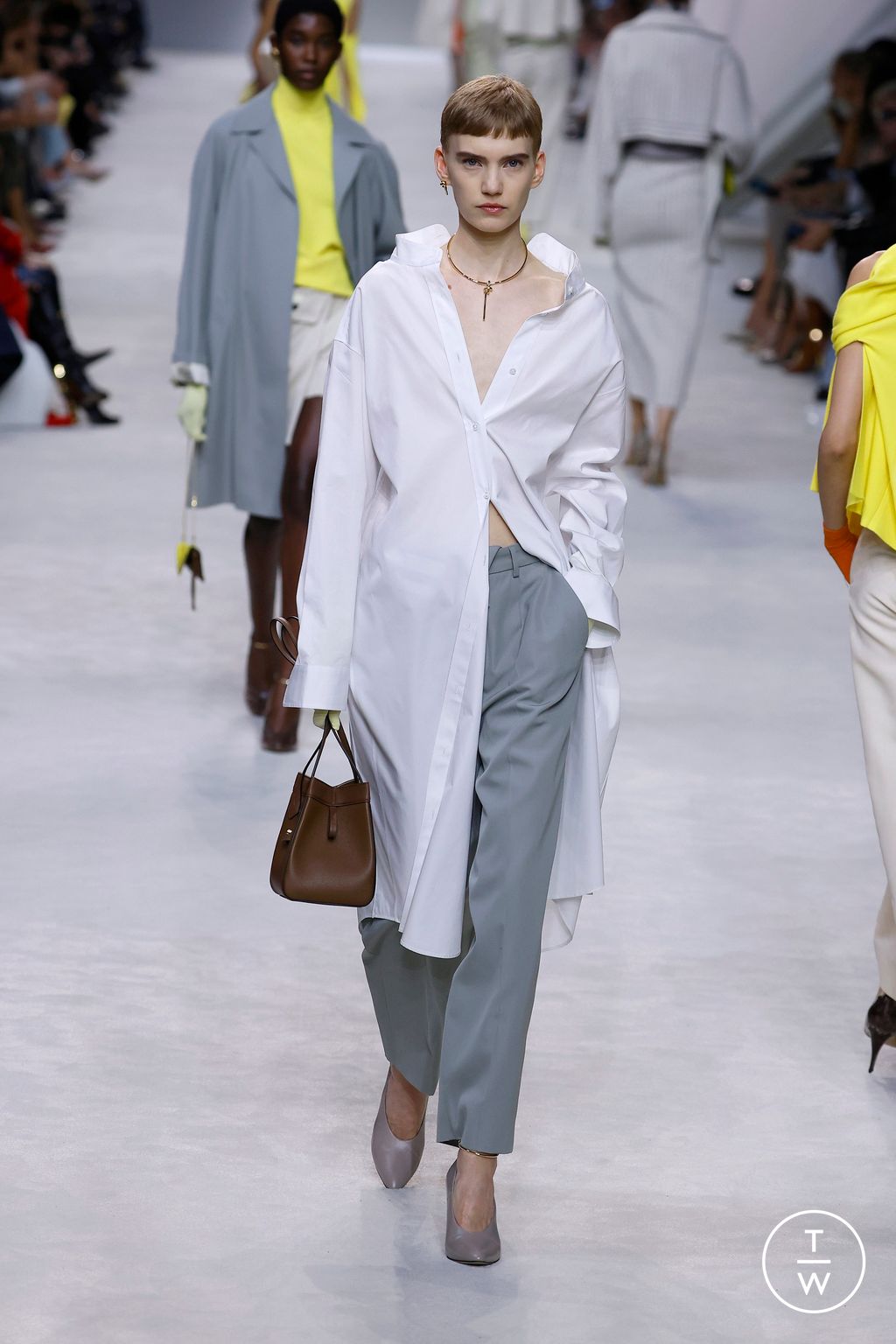 Fashion Week Milan Spring/Summer 2024 look 39 from the Fendi collection womenswear