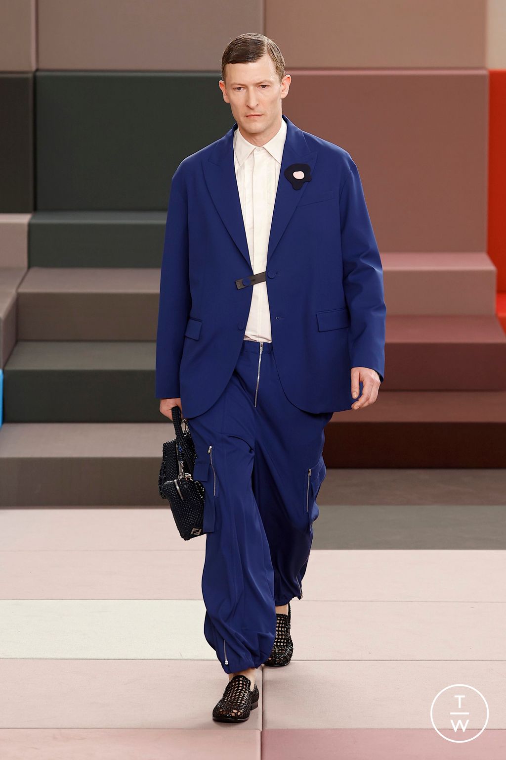 Fashion Week Milan Spring/Summer 2026 look 5 from the Fendi collection 女装