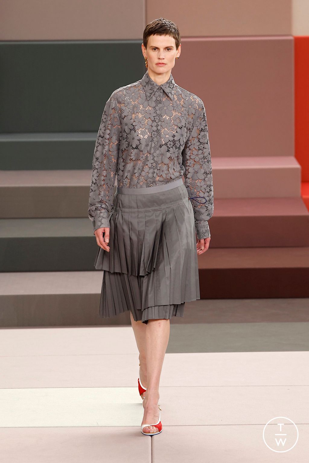Fashion Week Milan Spring/Summer 2026 look 14 from the Fendi collection 女装