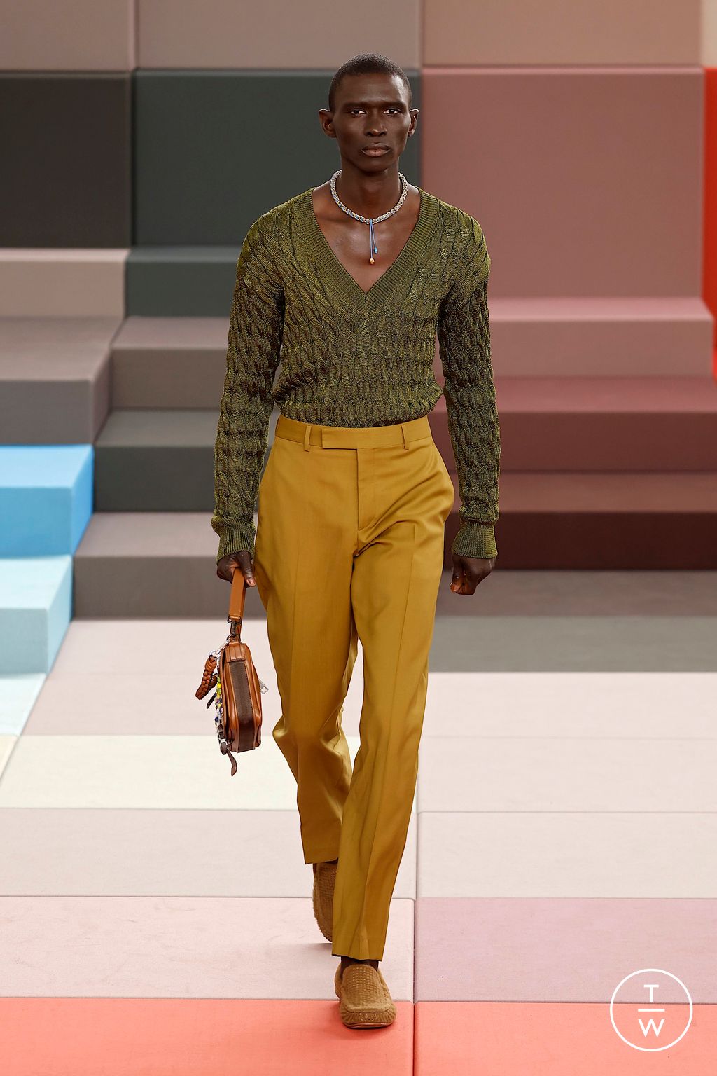 Fashion Week Milan Spring/Summer 2026 look 19 de la collection Fendi womenswear