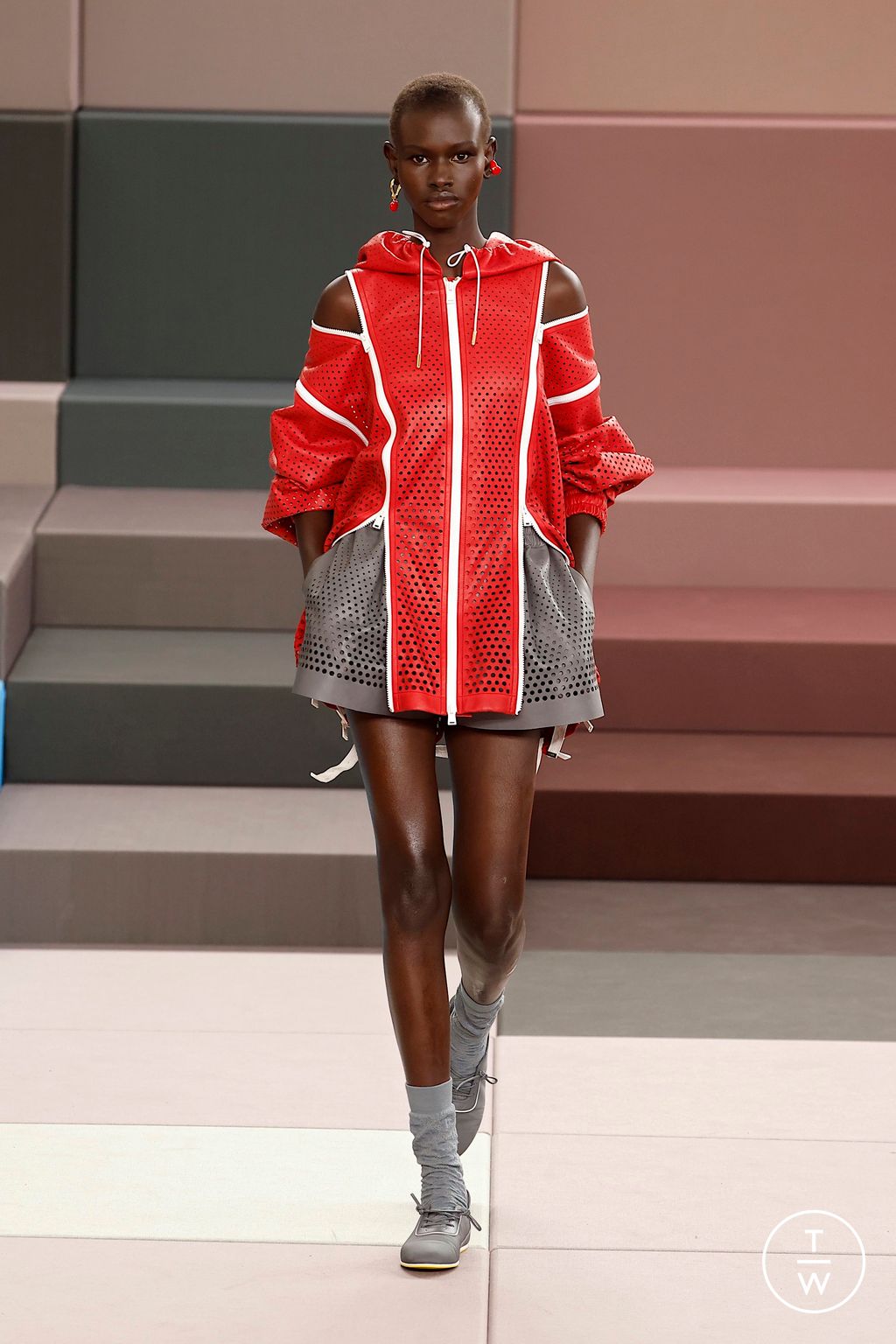 Fashion Week Milan Spring/Summer 2026 look 35 from the Fendi collection 女装
