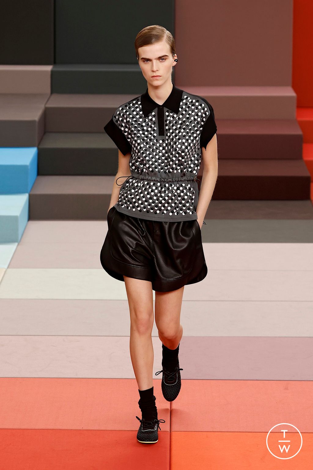 Fashion Week Milan Spring/Summer 2026 look 36 from the Fendi collection 女装