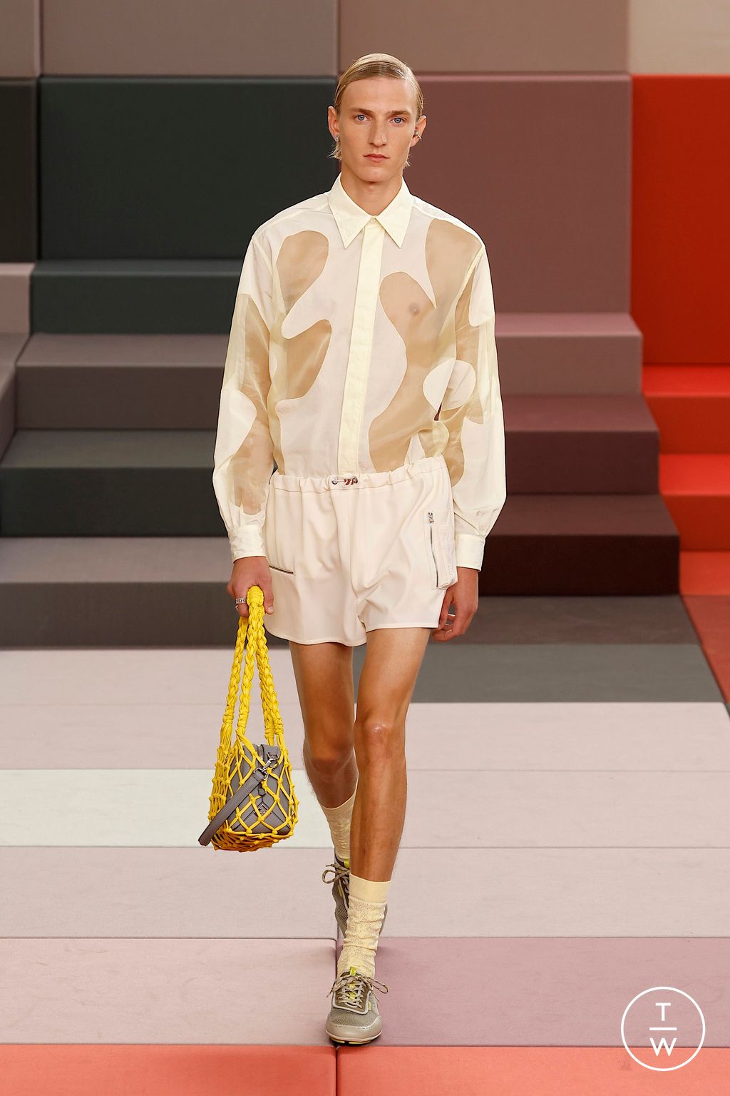 Fashion Week Milan Spring/Summer 2026 look 48 from the Fendi collection womenswear