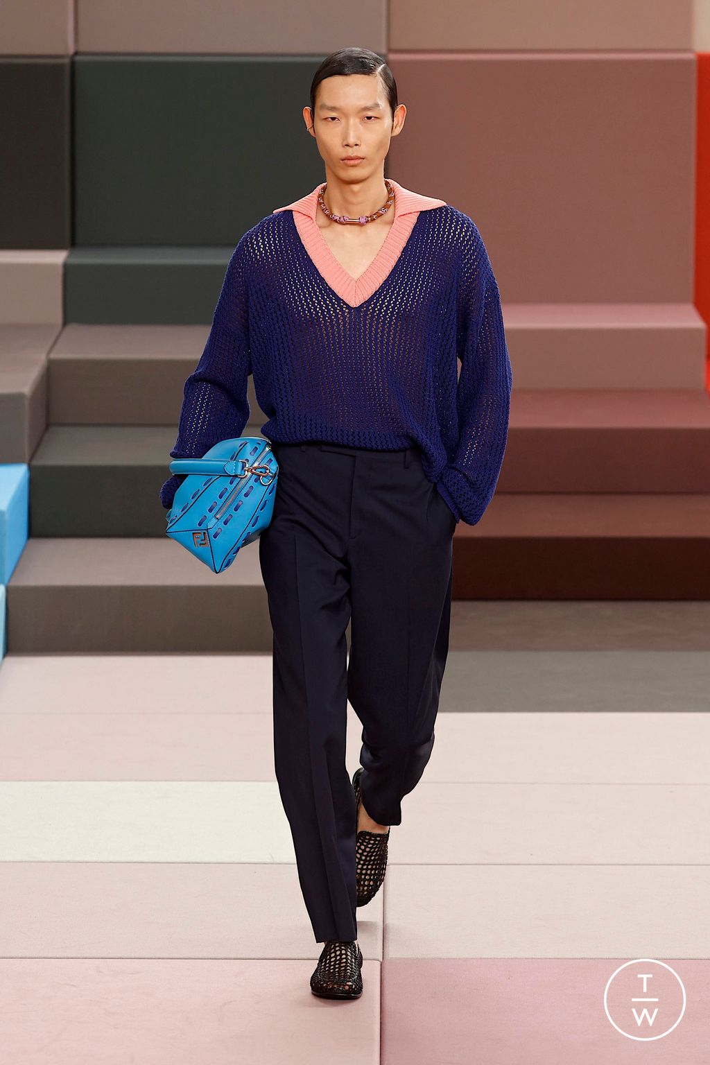 Fashion Week Milan Spring/Summer 2026 look 52 de la collection Fendi womenswear