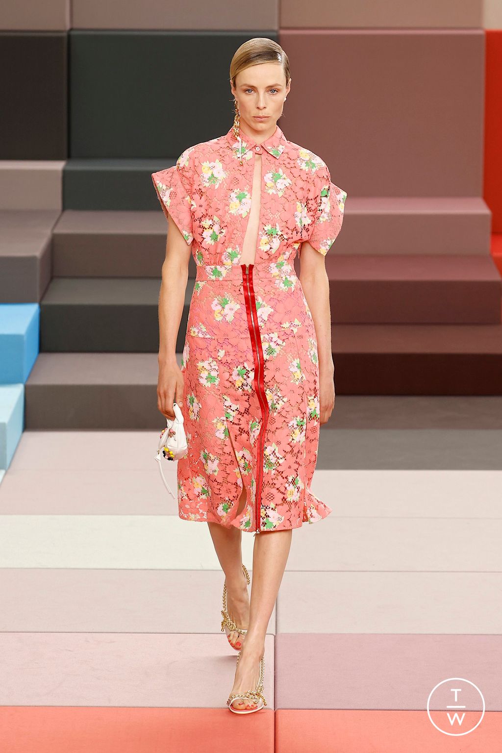 Fashion Week Milan Spring/Summer 2026 look 54 from the Fendi collection womenswear