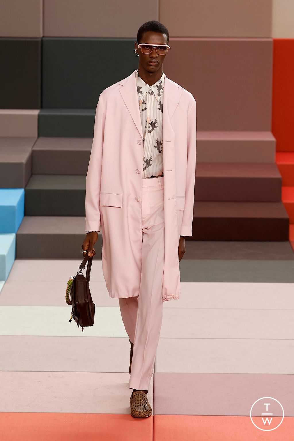 Fashion Week Milan Spring/Summer 2026 look 61 from the Fendi collection womenswear