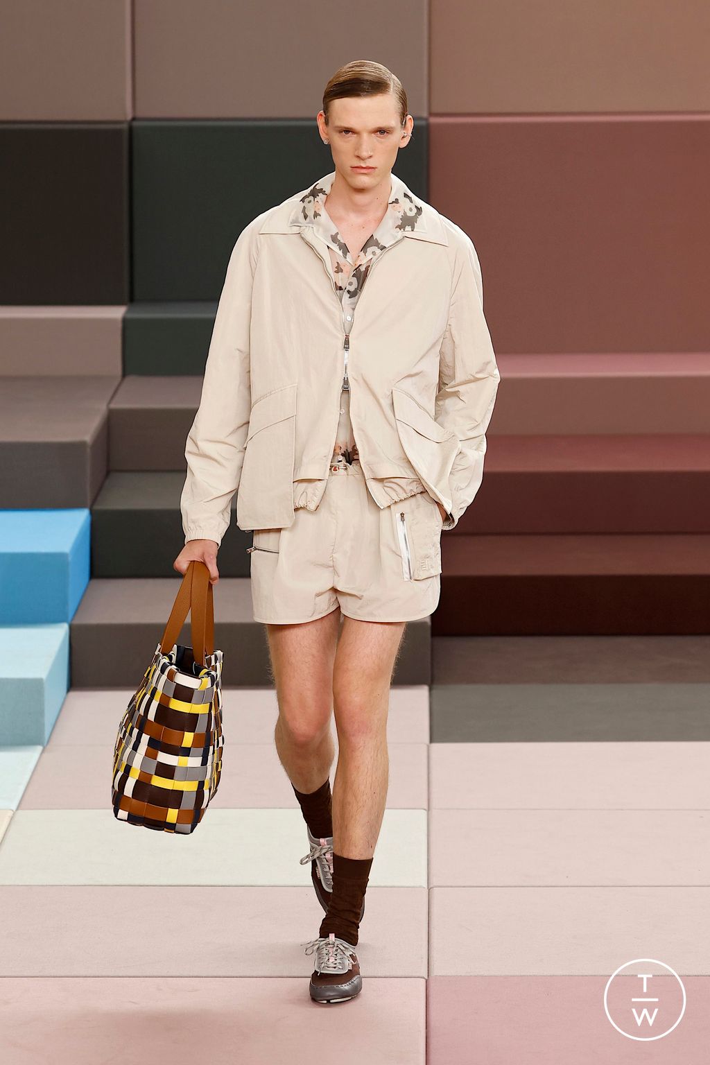 Fashion Week Milan Spring/Summer 2026 look 62 from the Fendi collection 女装
