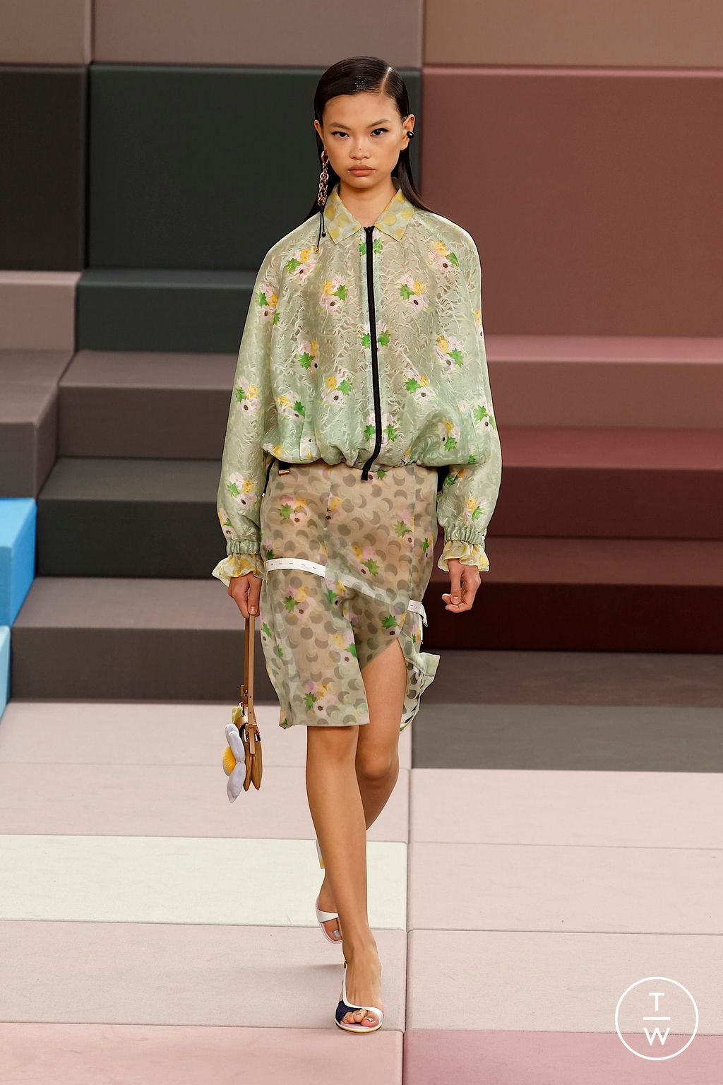 Fashion Week Milan Spring/Summer 2026 look 65 from the Fendi collection womenswear