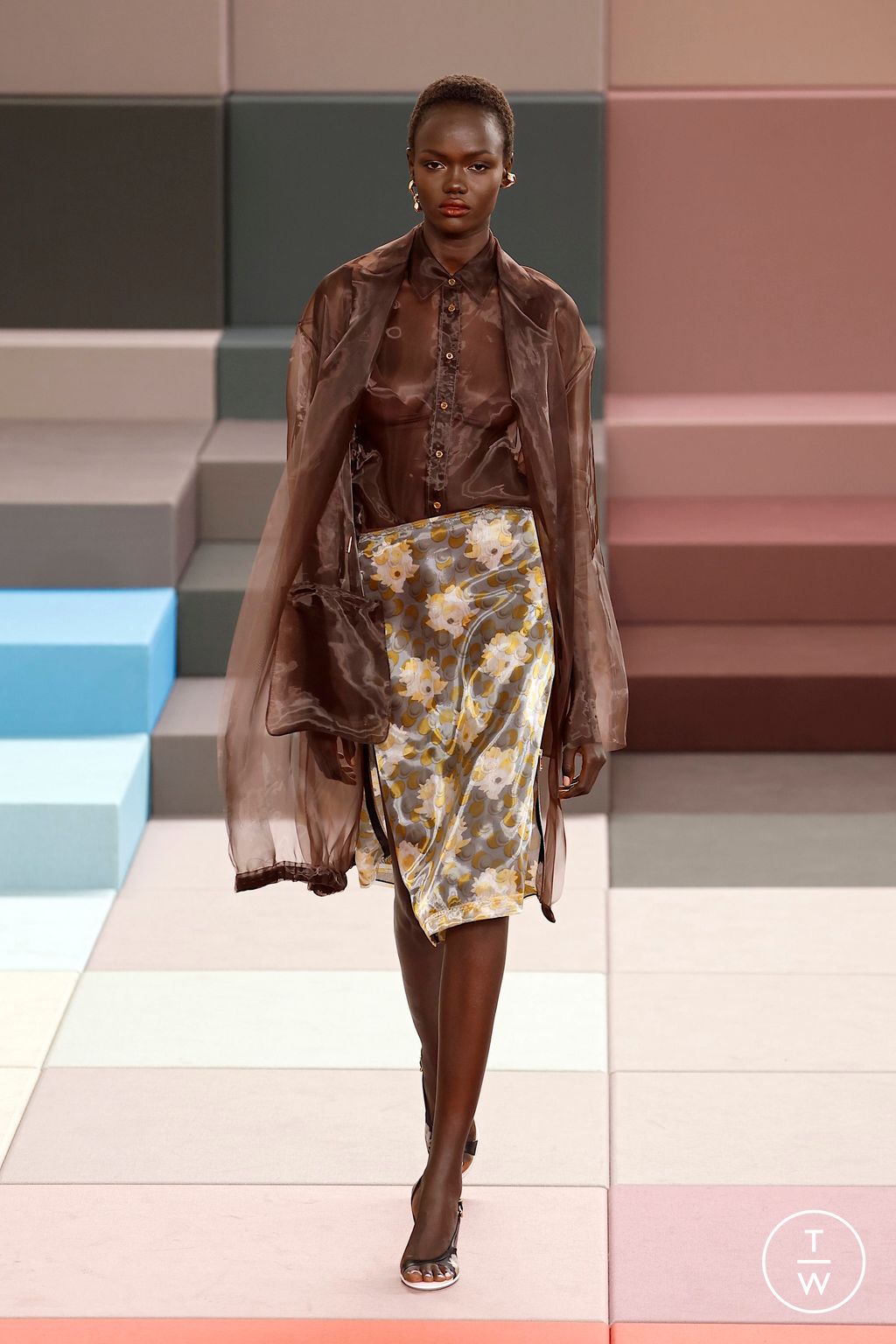 Fashion Week Milan Spring/Summer 2026 look 71 from the Fendi collection 女装
