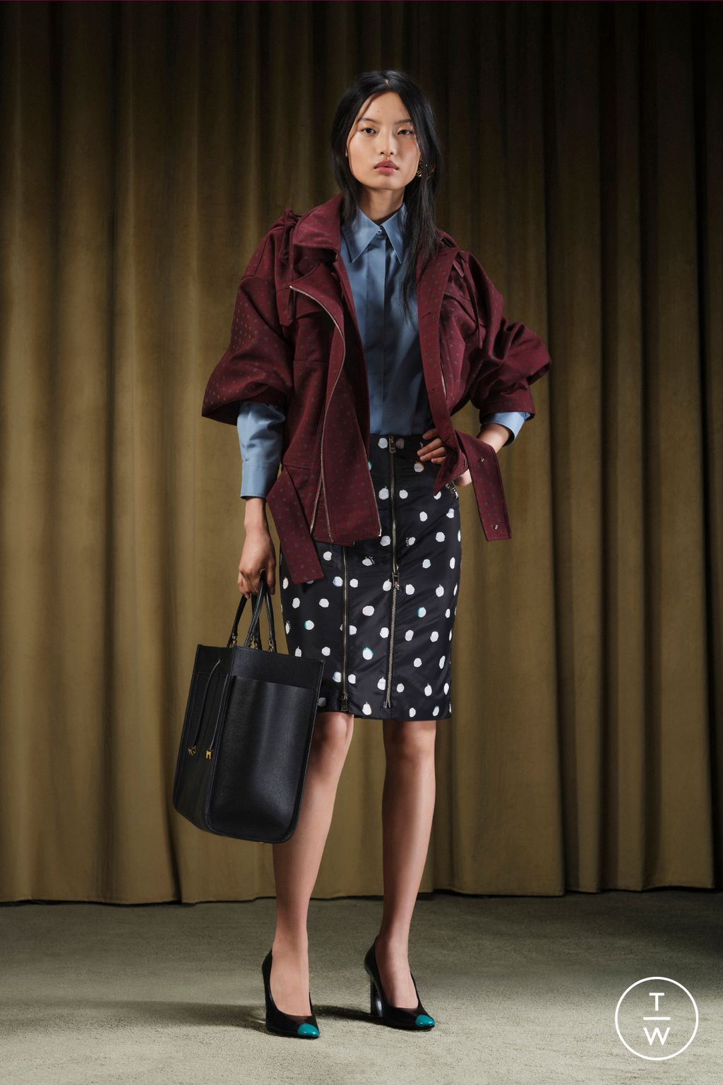 Fashion Week Milan Resort 2026 look 10 from the Fendi collection womenswear