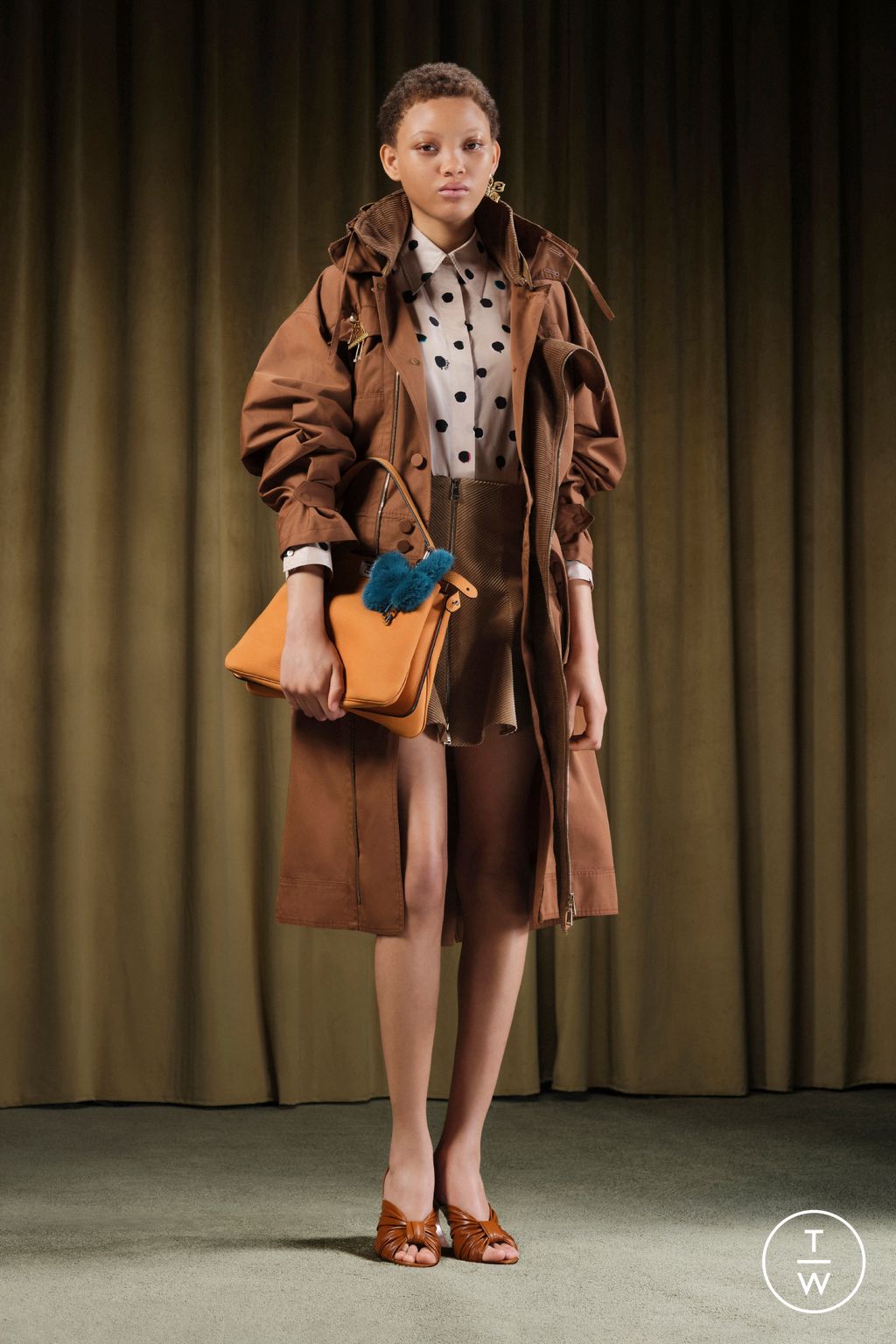 Fashion Week Milan Resort 2026 look 17 from the Fendi collection womenswear