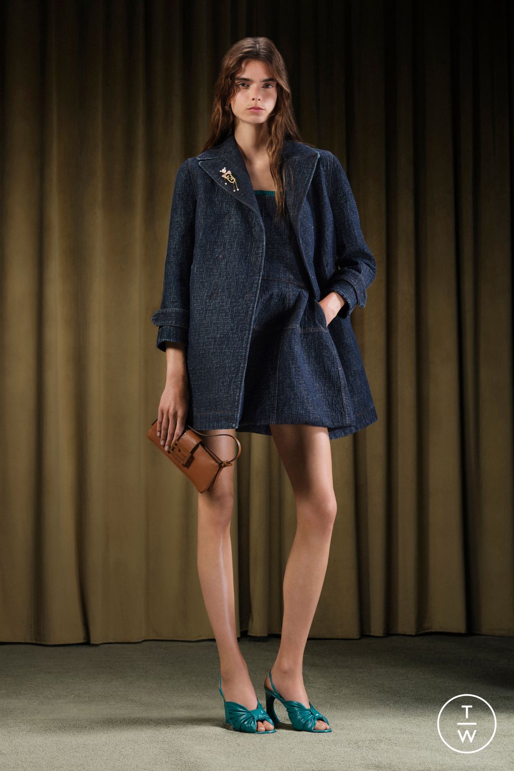 Fashion Week Milan Resort 2026 look 24 from the Fendi collection womenswear