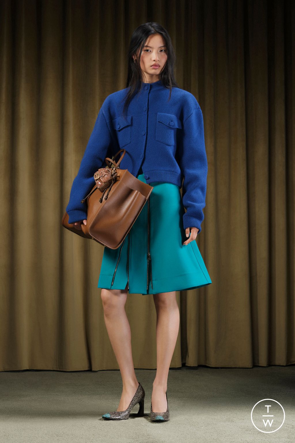 Fashion Week Milan Resort 2026 look 25 from the Fendi collection womenswear