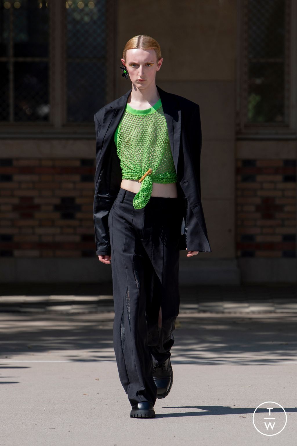 Fashion Week Paris Spring/Summer 2024 look 41 from the Feng Chen Wang collection menswear