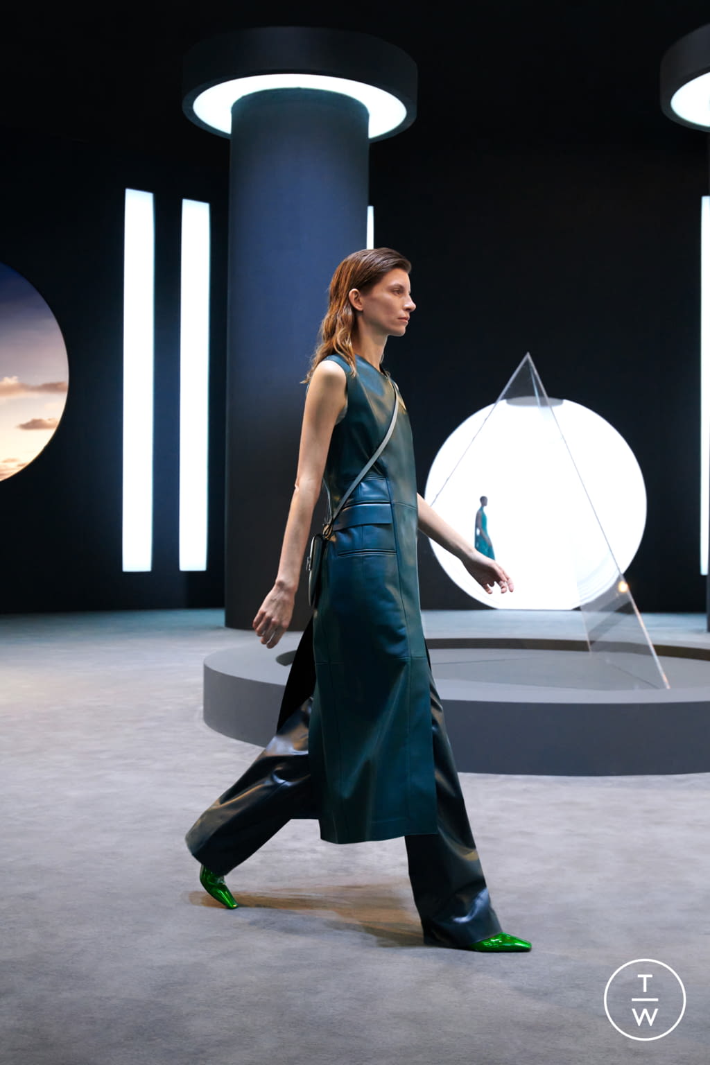 Fashion Week Milan Fall/Winter 2021 look 4 de la collection Ferragamo womenswear